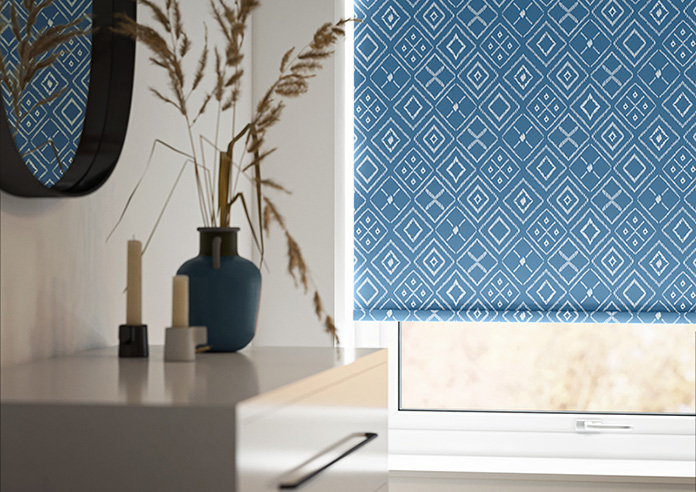 Newquay, Cerulean - Roller Blind - Image 5